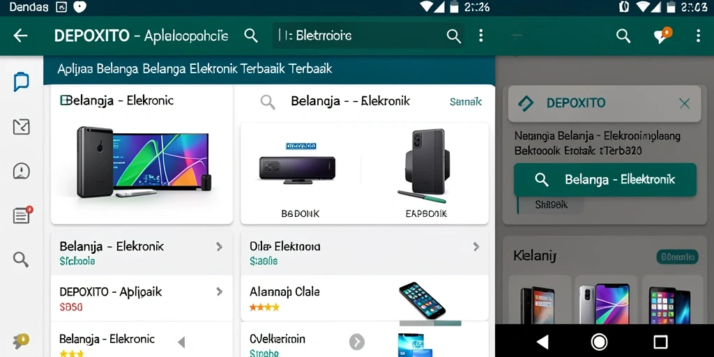 Tampilan antarmuka DEPOXITO yang menarik dan fungsional.