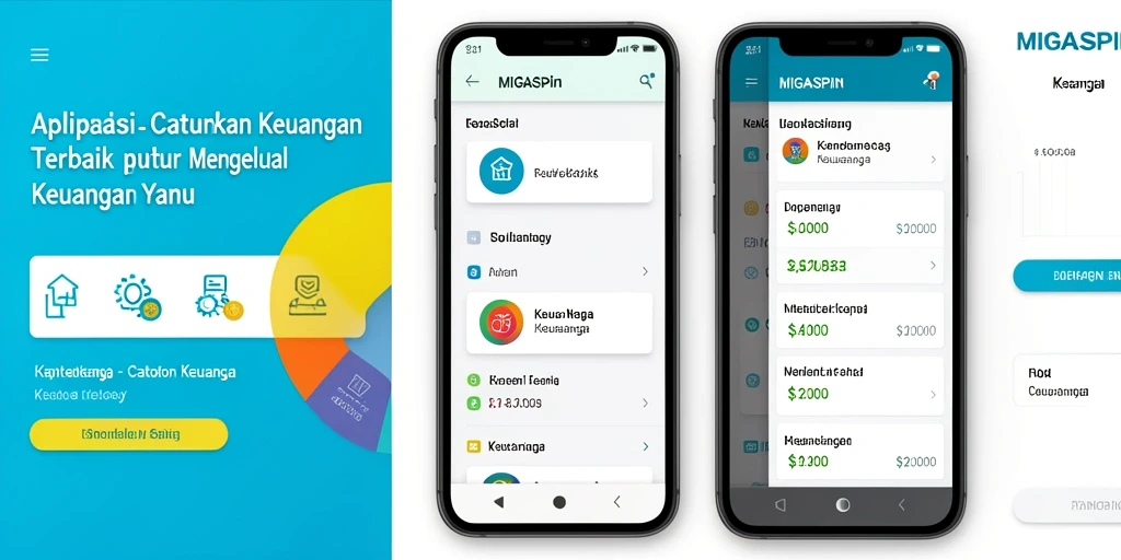 Tampilan antarmuka MIGASPIN yang intuitif untuk catatan keuangan.