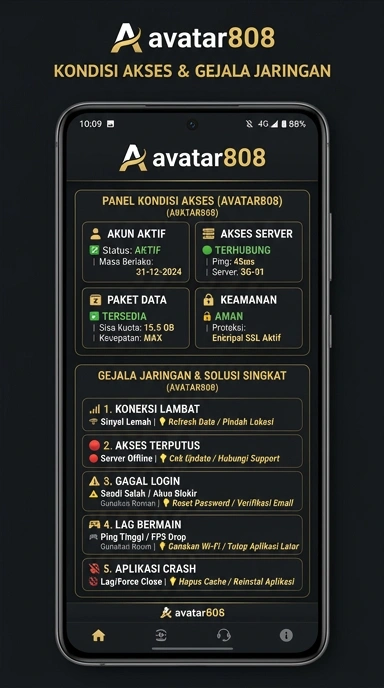 Halaman Link Alternatif avatar808 untuk Pengguna Indonesia